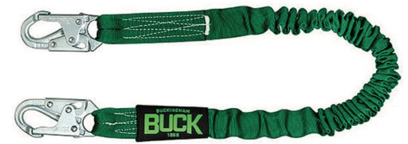 RNA Raider Chainsaw Lanyard with Carabiner - Neon Green, Heavy-Duty Built-In Bungee Cord, Arborist Gear