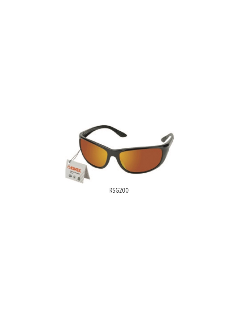 Elvex RG200 Safety Sunglasses with Mirror Lens